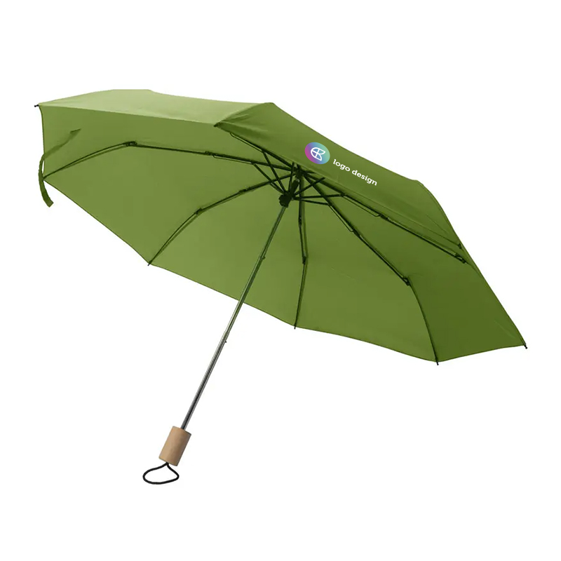 Foldable umbrella RPET